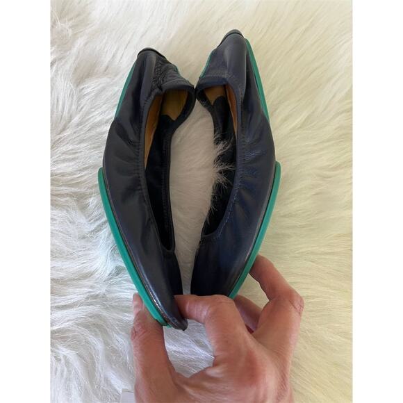 Tieks Women's Navy Blue Leather Ballet Flats Size 8 Casual Slip On Shoes *READ* - Picture 8 of 15